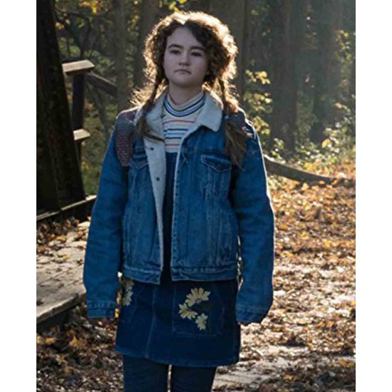 A Quiet Place Millicent Simmonds Shearling Jacket