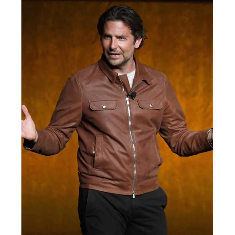 A Star Is Born Bradley Cooper Leather Jacket
