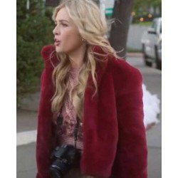 A Very Charming Christmas Town Natalie Hall Sherpa Jacket