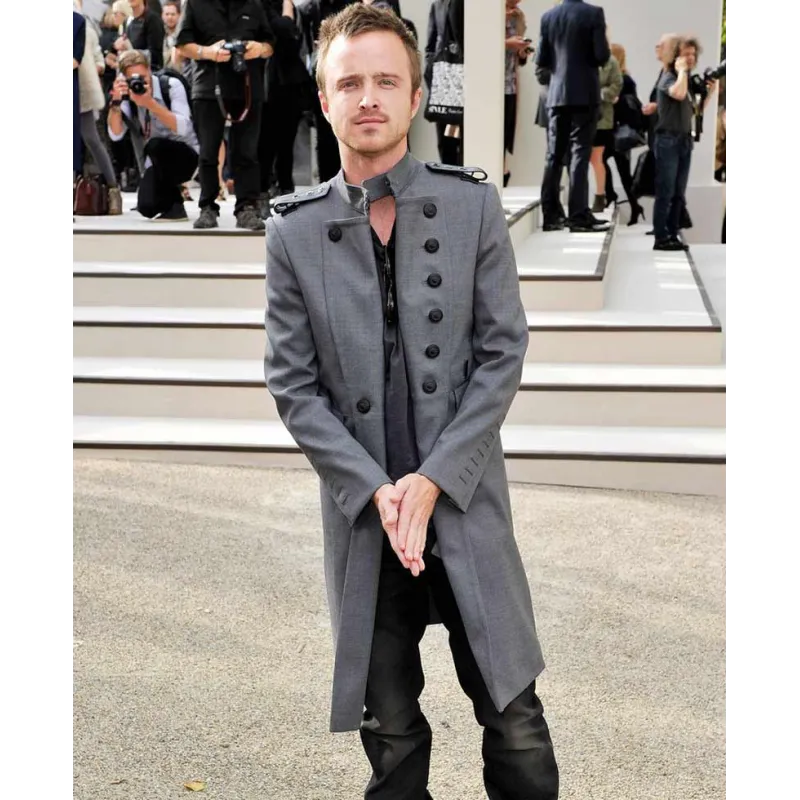 London Fashion Week Aaron Paul Coat London Fashion Week Aaron Paul Coat