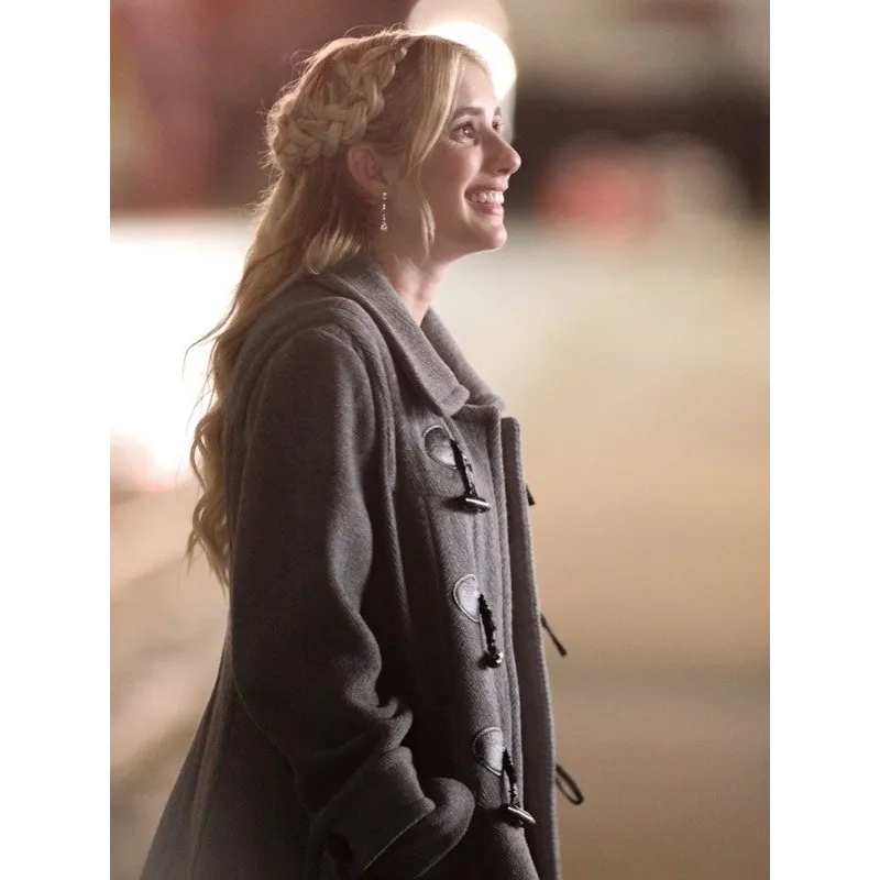 About Fate 2022 Emma Roberts Wool Coat About Fate 2022 Emma Roberts Wool Coat