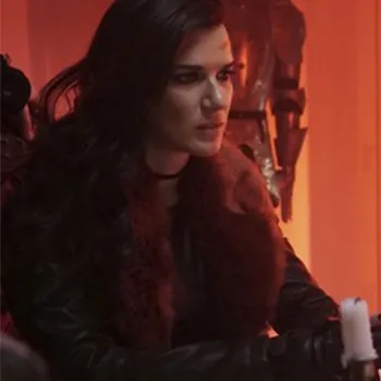 Acceleration Natalie Burn Black Leather Jacket