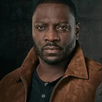 Adewale Akinnuoye Agbaje The Fix Suede Leather Jacket