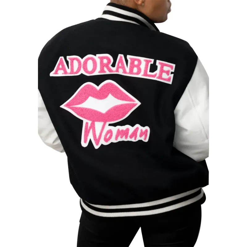 Adorable Woman Varsity Jacket Adorable Woman Varsity Jacket