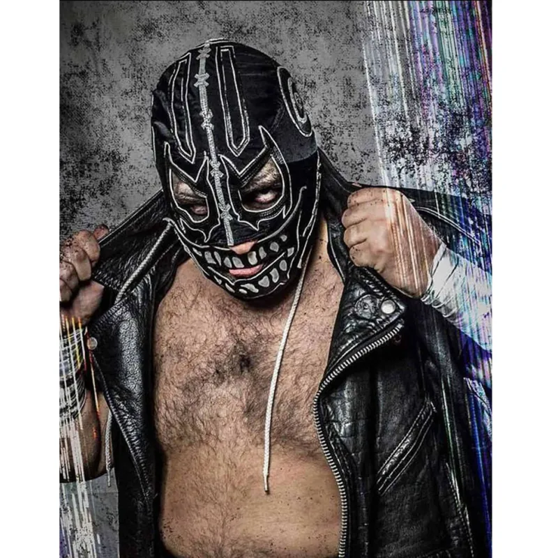 Evil Uno AEW Dynamite Leather Vest Evil Uno AEW Dynamite Leather Vest