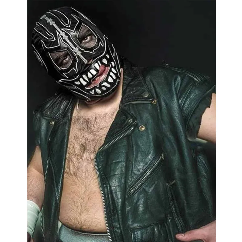 Evil Uno AEW Dynamite Leather Vest Evil Uno AEW Dynamite Leather Vest