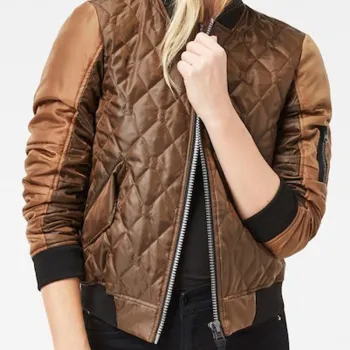 Agents of Shield Elizabeth Henstridge Quilted Jacket