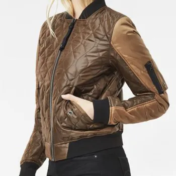 Agents of Shield Elizabeth Henstridge Quilted Jacket