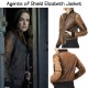Agents of Shield Elizabeth Henstridge Quilted Jacket