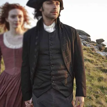 Aidan Turner Poldark Black Coat