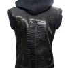 WWE Crocodile Alligator AJ Styles Vest with Hoodie
