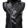 WWE Crocodile Alligator AJ Styles Vest with Hoodie