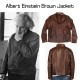 Albert Einstein Brown Jacket