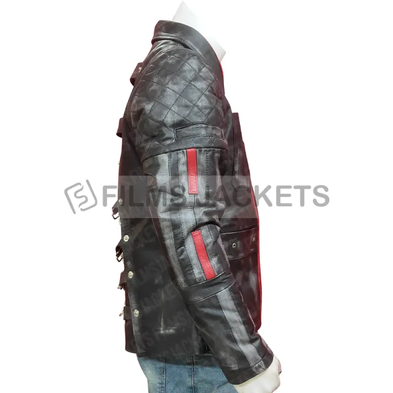 Hugo Alita Battle Angel Biker Leather Jacket Hugo Alita Battle Angel Biker Leather Jacket