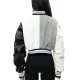 All Star Cropped Grey Varsity Jacket