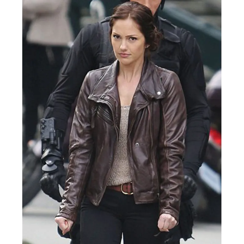 Minka Kelly Almost Human Leather Jacket Minka Kelly Almost Human Leather Jacket