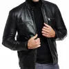 Joel Kinnaman Altered Carbon Black Leather Jacket Joel Kinnaman Altered Carbon Black Leather Jacket