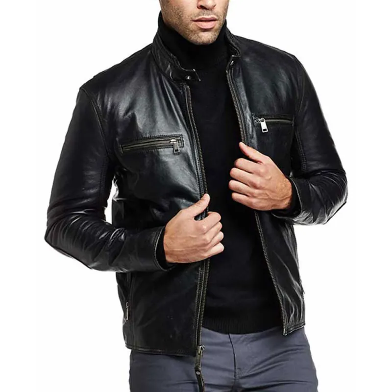 Joel Kinnaman Altered Carbon Black Leather Jacket Joel Kinnaman Altered Carbon Black Leather Jacket