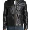 Joel Kinnaman Altered Carbon Black Leather Jacket Joel Kinnaman Altered Carbon Black Leather Jacket