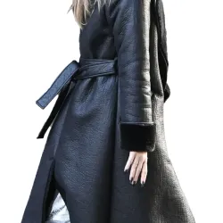 Amanda Holden Shearling Winter Coat