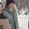 Jessy Schram Amazing Winter Romance Green Jacket Jessy Schram Amazing Winter Romance Green Jacket