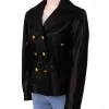 American Crime Story Penlope Cruz Black Leather Blazer