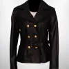 American Crime Story Penlope Cruz Black Leather Blazer