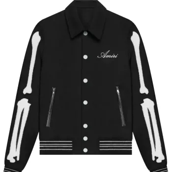 Amiri Bones Letterman Jacket