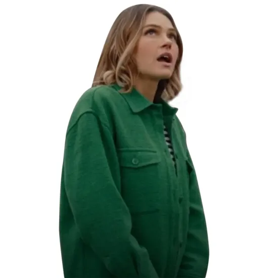 An Easter Bloom 2024 Aimee Teegarden Green Jacket