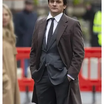 Anatomy of a Scandal 2022 James White Brown Coat