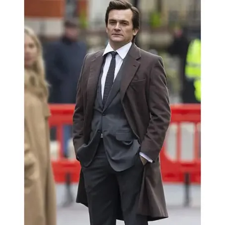 Anatomy of a Scandal 2022 James White Brown Coat Anatomy of a Scandal 2022 James White Brown Coat