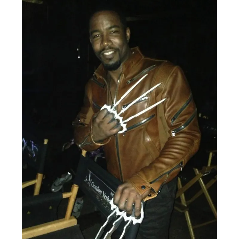 Arrow TV Series Bronze Tiger Leather Jacket Arrow TV Series Bronze Tiger Leather Jacket