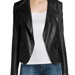 Arrow Dinah Drake Black Leather Jacket