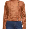 Juliana Harkavy Arrow Brown Suede Jacket