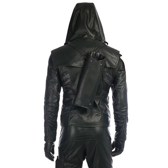 Arrow Season 5 Prometheus Leather Jacket