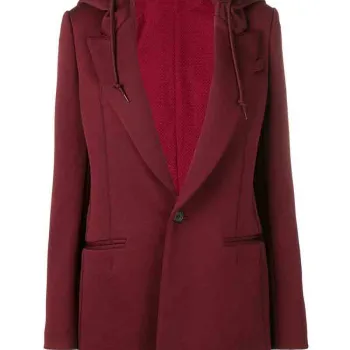 Arrow Ruby Rose Red Blazer Hooded 