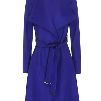 Arrow S04 Willa Holland Blue Coat