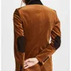 Arrow S06 Juliana Harkavy Corduroy Brown Jacket