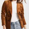 Arrow S06 Juliana Harkavy Corduroy Brown Jacket Arrow S06 Juliana Harkavy Corduroy Brown Jacket