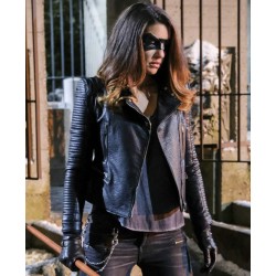 Dinah Drake Arrow Season 6 Leather Jacket