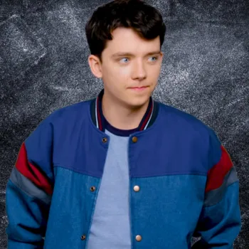 Asa Butterfield Sex Education Blue Jacket