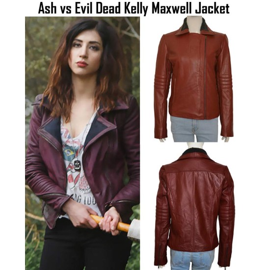Kelly Maxwell Ash vs Evil Dead Leather Jacket