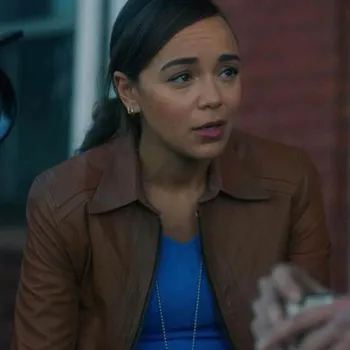 Ashley Madekwe The Umbrella Academy Leather Jacket