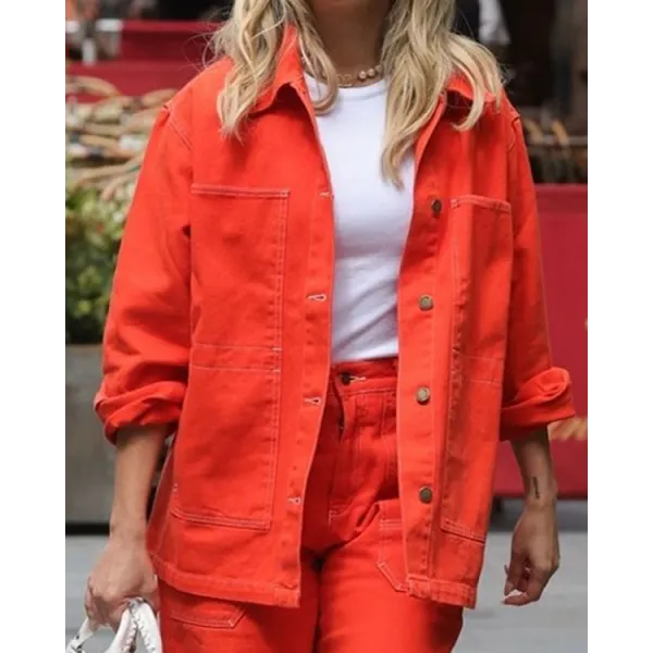 Ashley Roberts Orange Jacket Ashley Roberts Orange Jacket