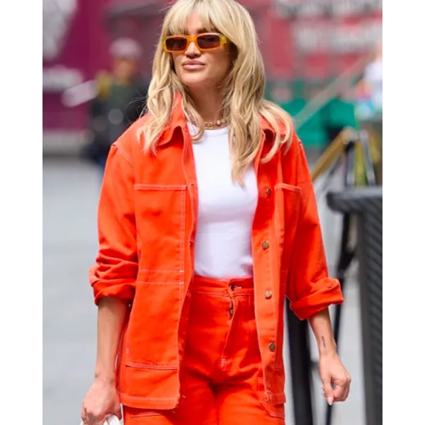 Ashley Roberts Orange Jacket Ashley Roberts Orange Jacket