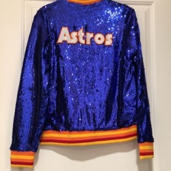 Astros Sequin Blue Jacket