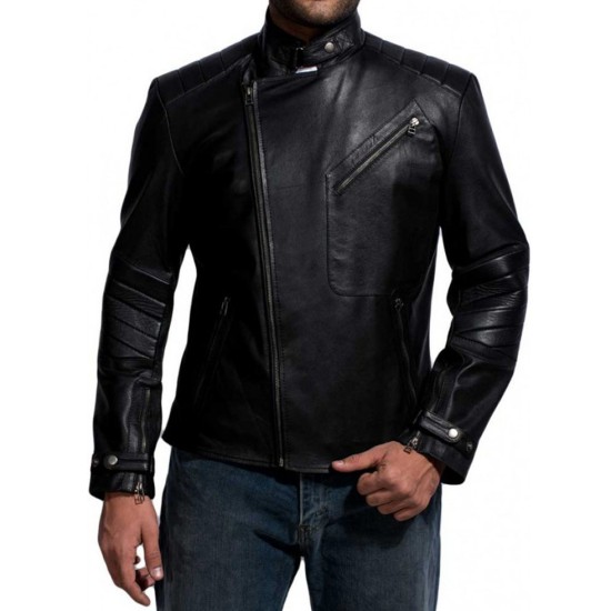 Stylish Look David Beckham Motorcycle Jacket
