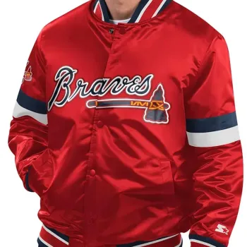Atlanta Braves Red Home Game Varsity Jacket