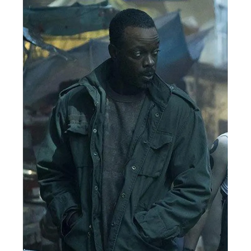 Ato Essandoh Altered Carbon Military Green Jacket Ato Essandoh Altered Carbon Military Green Jacket