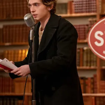 Austin Abrams Dash & Lily Wool Coat